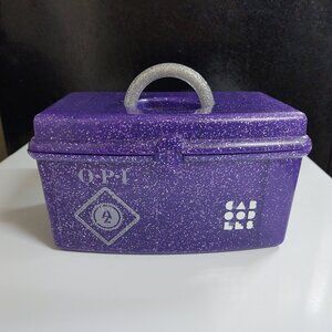 CABOODLES Jellies Metallic Purple Sparkly Vanity Cosmetic Organizer Y2K O P I